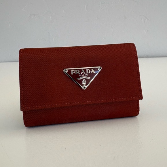 Prada Handbags - Auth VTG PRADA Nylon Key Case